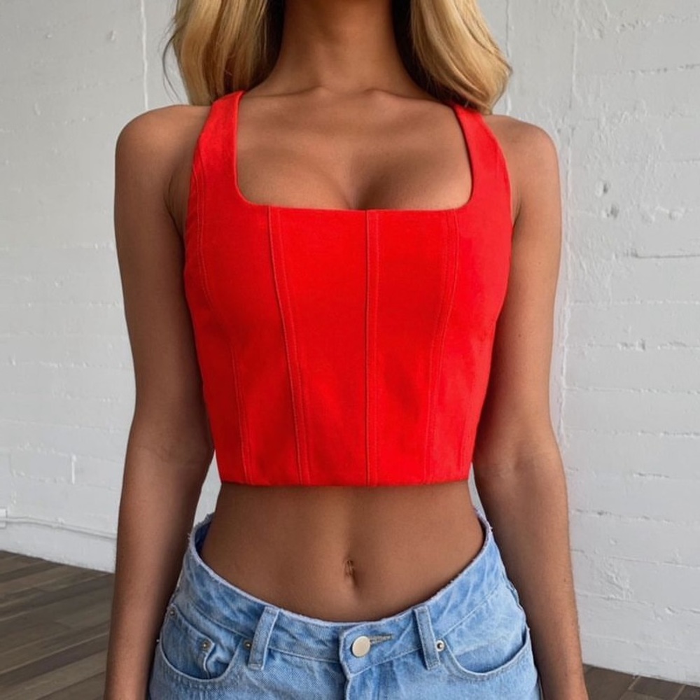 Tiger Mist Syre Corset - Red